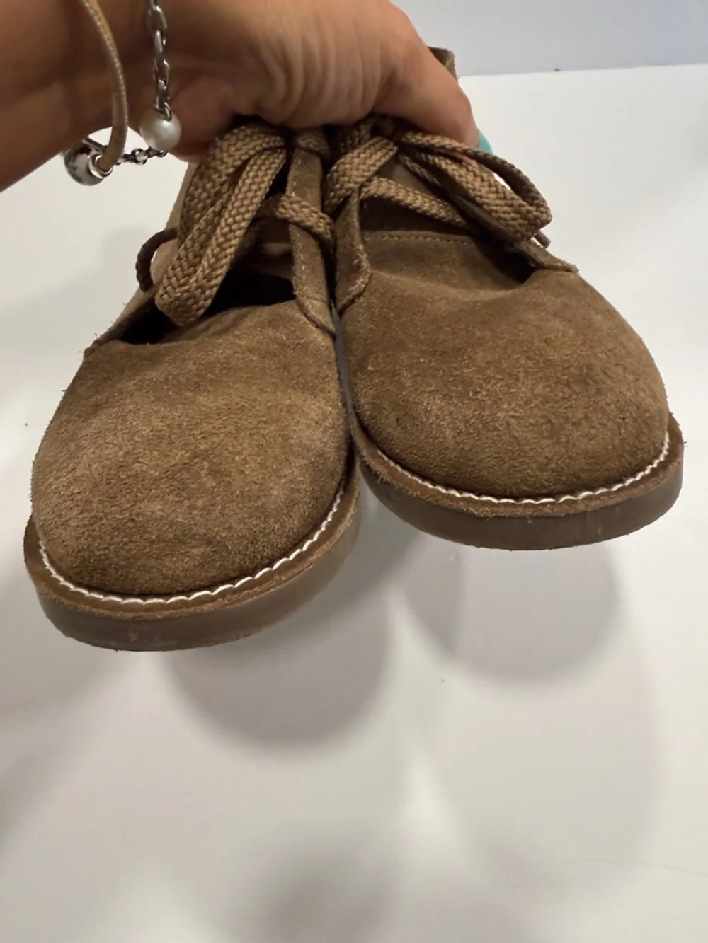 J. Crew Factory Brown Suede Chukka Boots size 4 M
